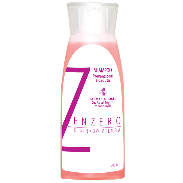 Shampoo prevenzione caduta Zenzero e Ginkgo Biloba
